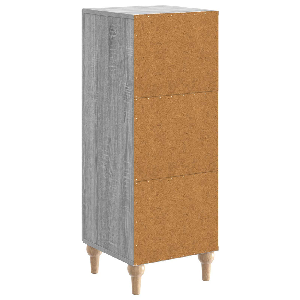 vidaXL Bufet Szary Sonoma 33 x 34,5 x 90 cm Drewno inżynieryjne