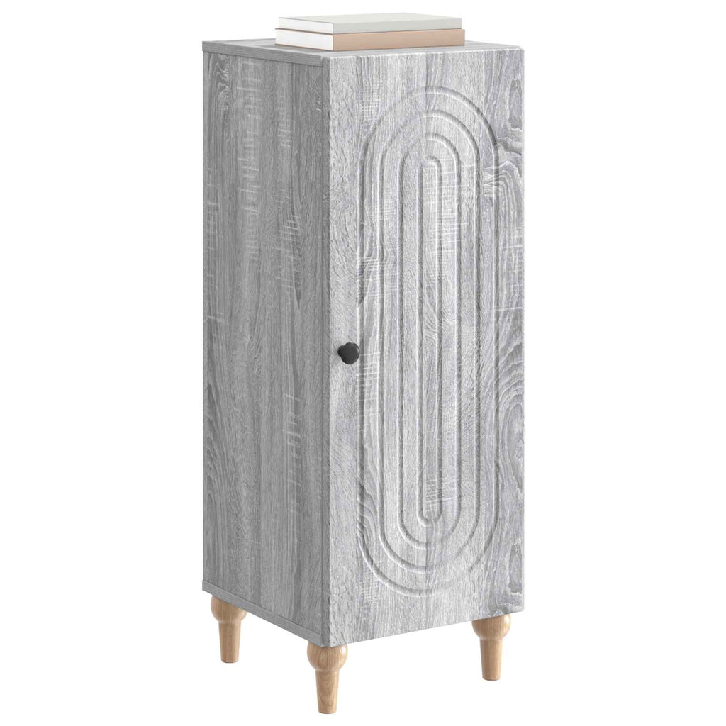 vidaXL Bufet Szary Sonoma 33 x 34,5 x 90 cm Drewno inżynieryjne
