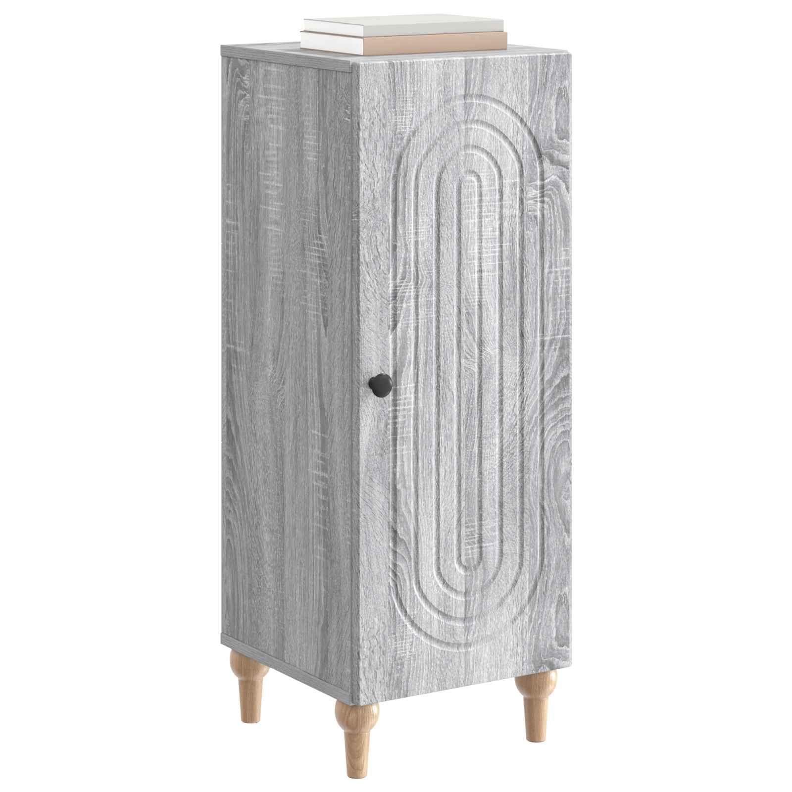 vidaXL Bufet Szary Sonoma 33 x 34,5 x 90 cm Drewno inżynieryjne