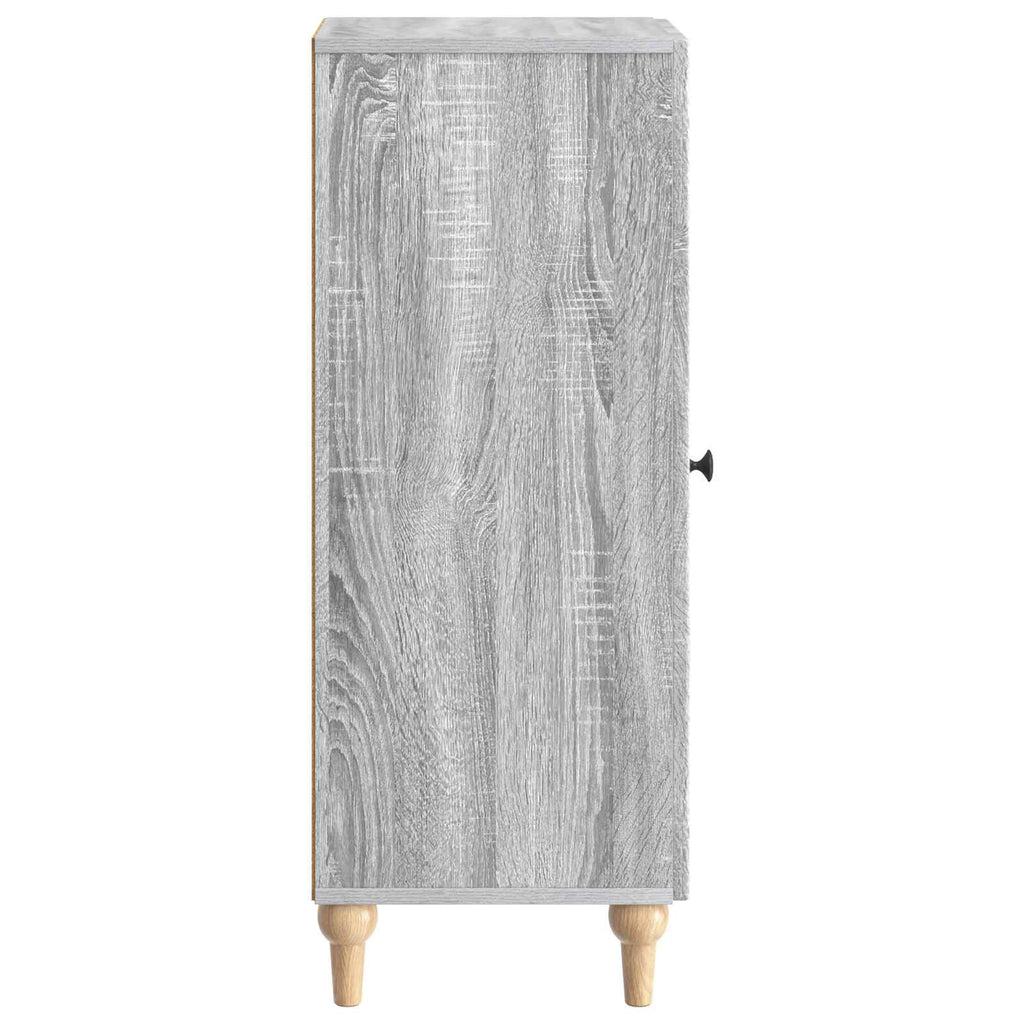 vidaXL Bufet Szary Sonoma 33 x 34,5 x 90 cm Drewno inżynieryjne