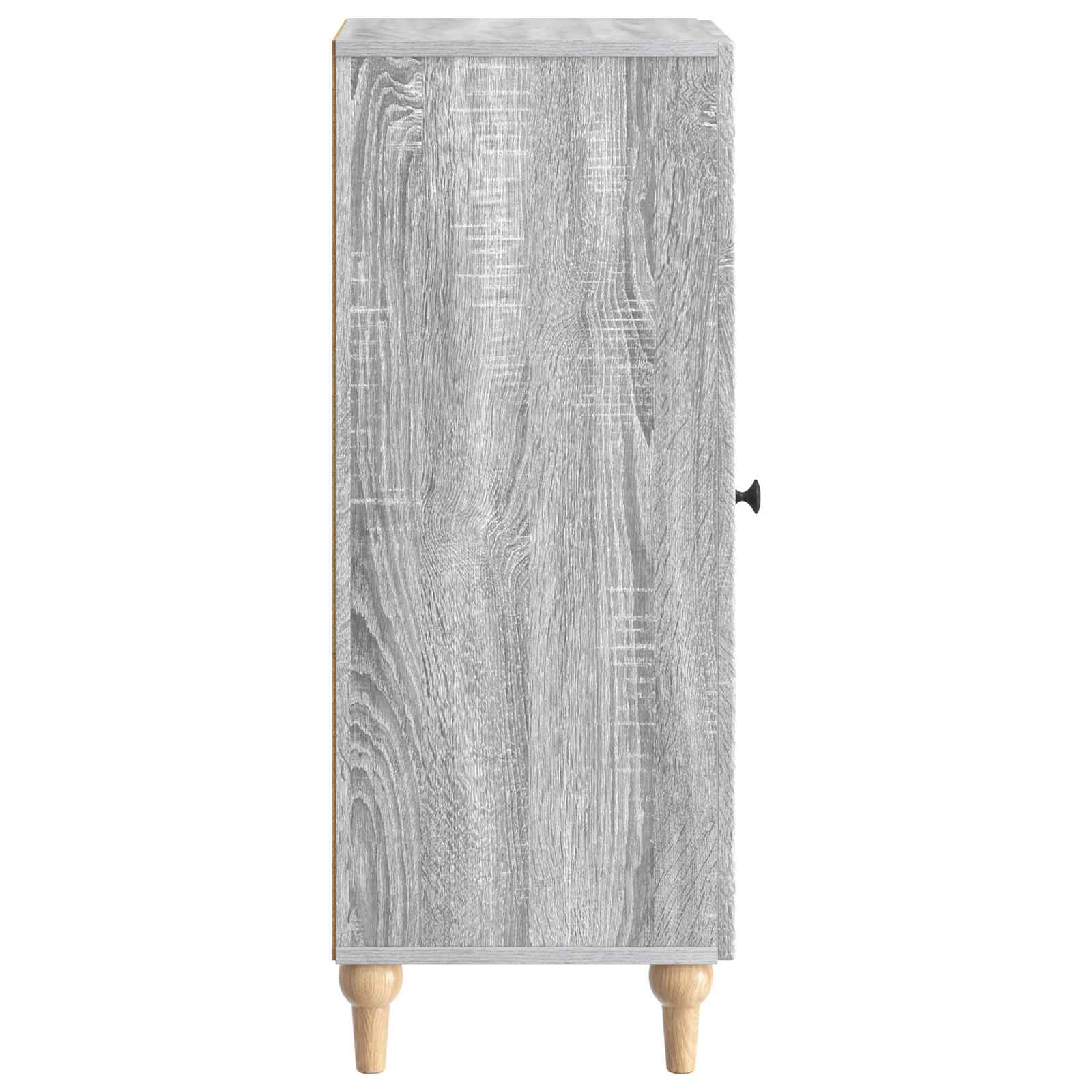 vidaXL Bufet Szary Sonoma 33 x 34,5 x 90 cm Drewno inżynieryjne