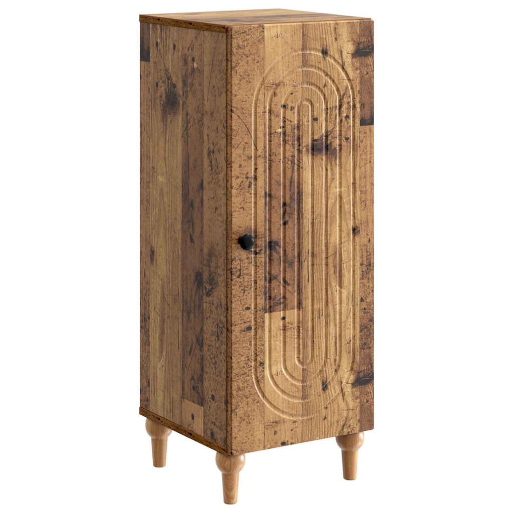 vidaXL Bufet Stare drewno 33 x 34,5 x 90 cm Drewno inżynieryjne