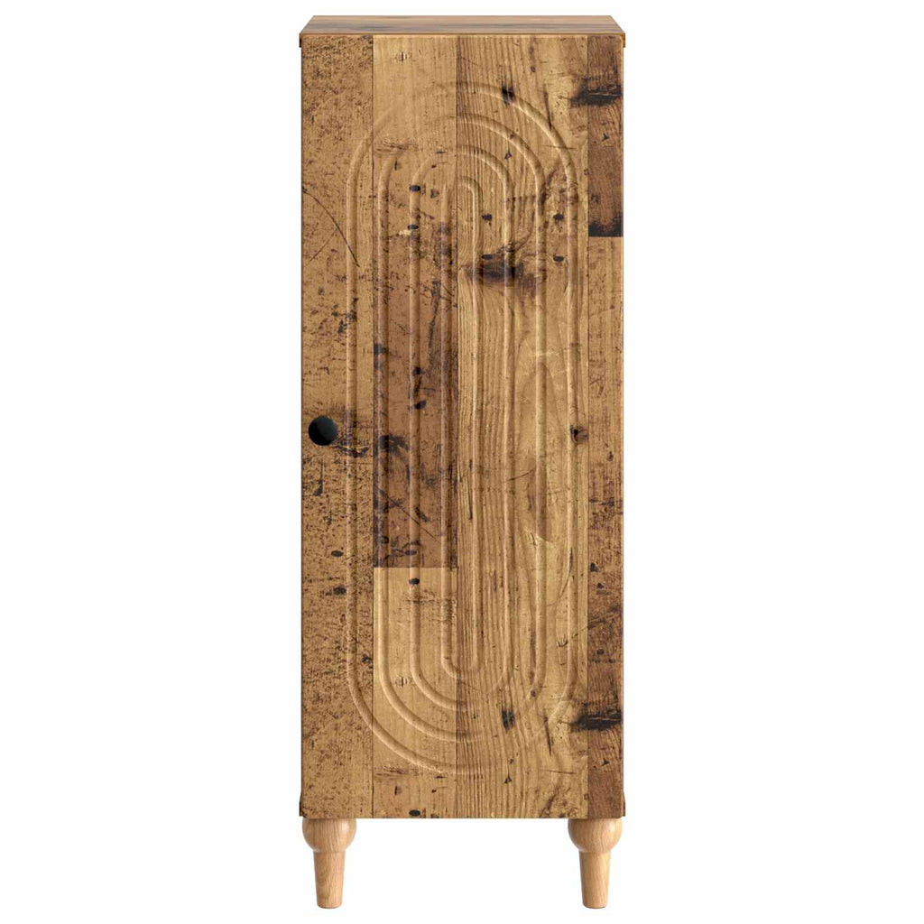 vidaXL Bufet Stare drewno 33 x 34,5 x 90 cm Drewno inżynieryjne