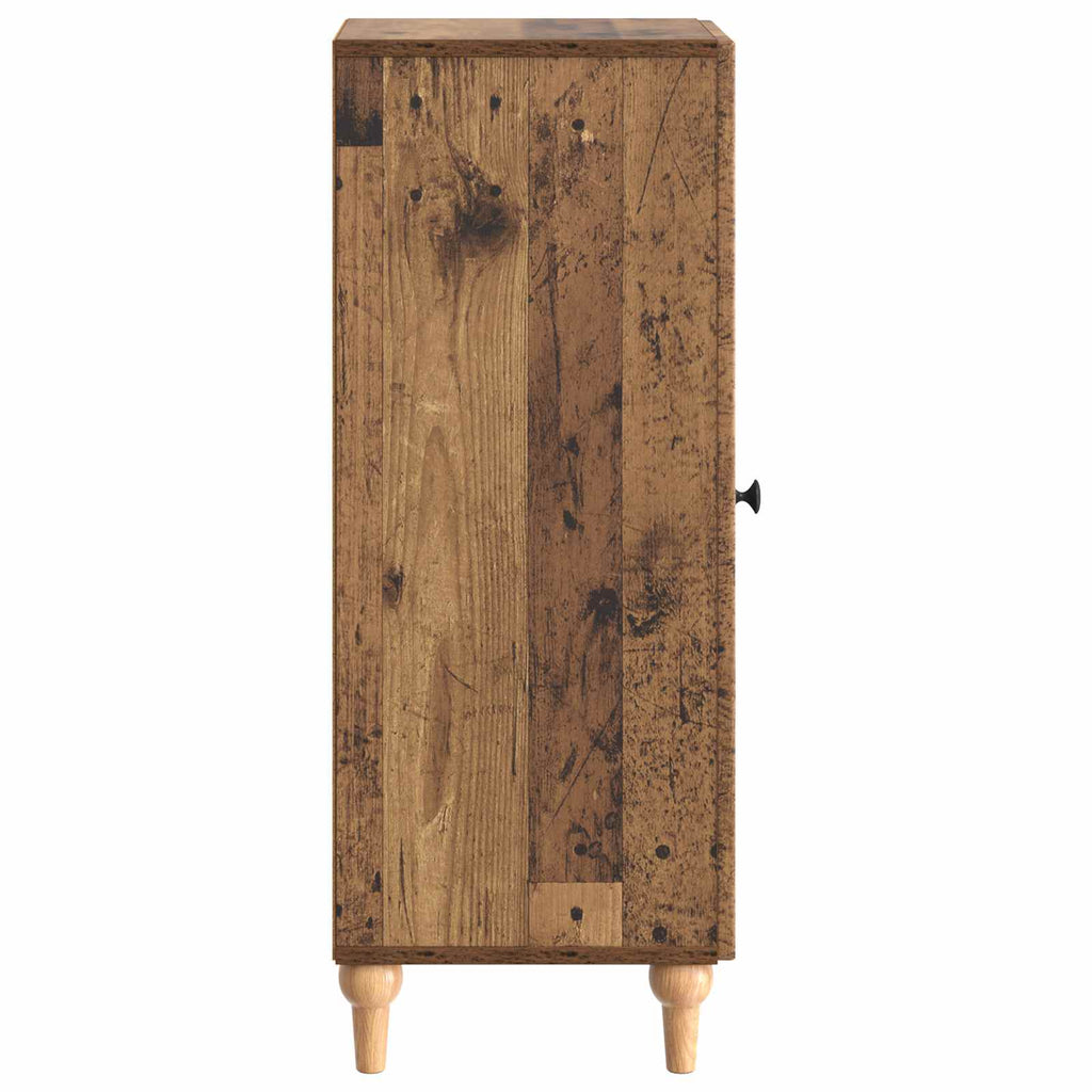 vidaXL Bufet Stare drewno 33 x 34,5 x 90 cm Drewno inżynieryjne