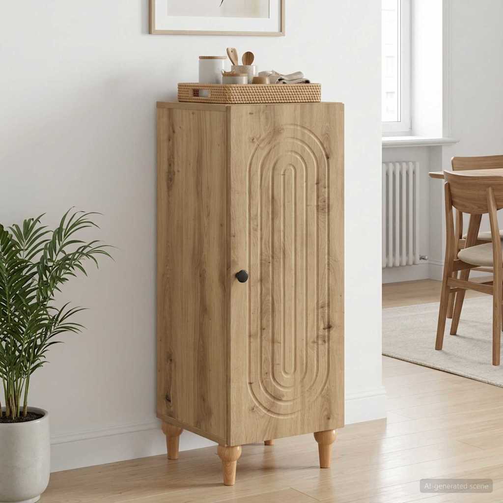 vidaXL Bufet Dąb artisan 33 x 34,5 x 90 cm Drewno inżynieryjne