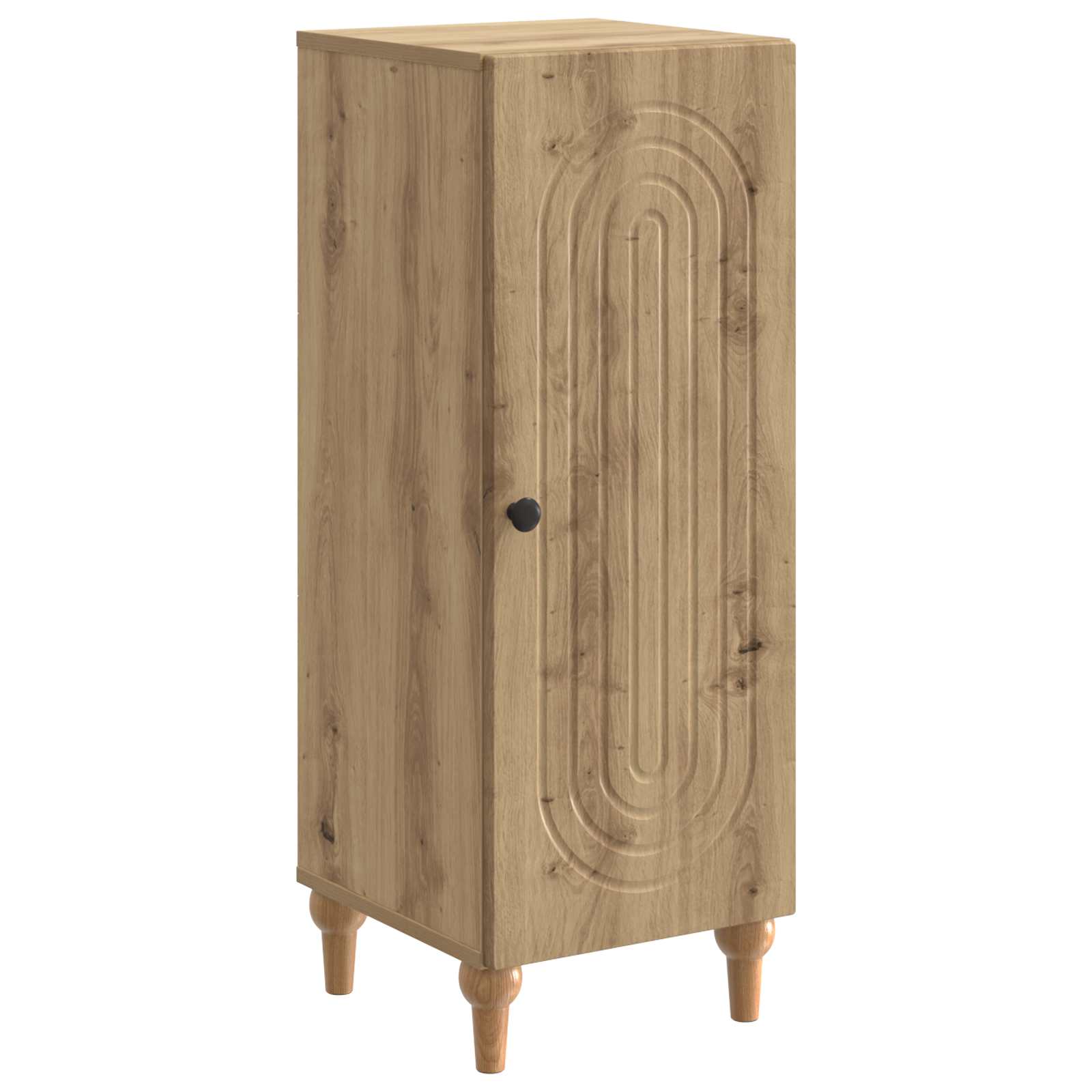 vidaXL Bufet Dąb artisan 33 x 34,5 x 90 cm Drewno inżynieryjne