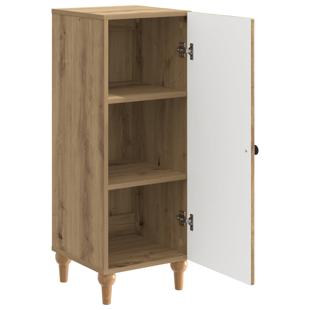 vidaXL Bufet Dąb artisan 33 x 34,5 x 90 cm Drewno inżynieryjne