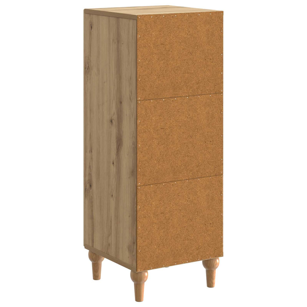 vidaXL Bufet Dąb artisan 33 x 34,5 x 90 cm Drewno inżynieryjne