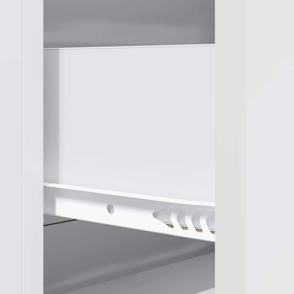 vidaXL Szafka z Szufladami Biały 66 x 34,5 x 90 cm Drewno inżynieryjne