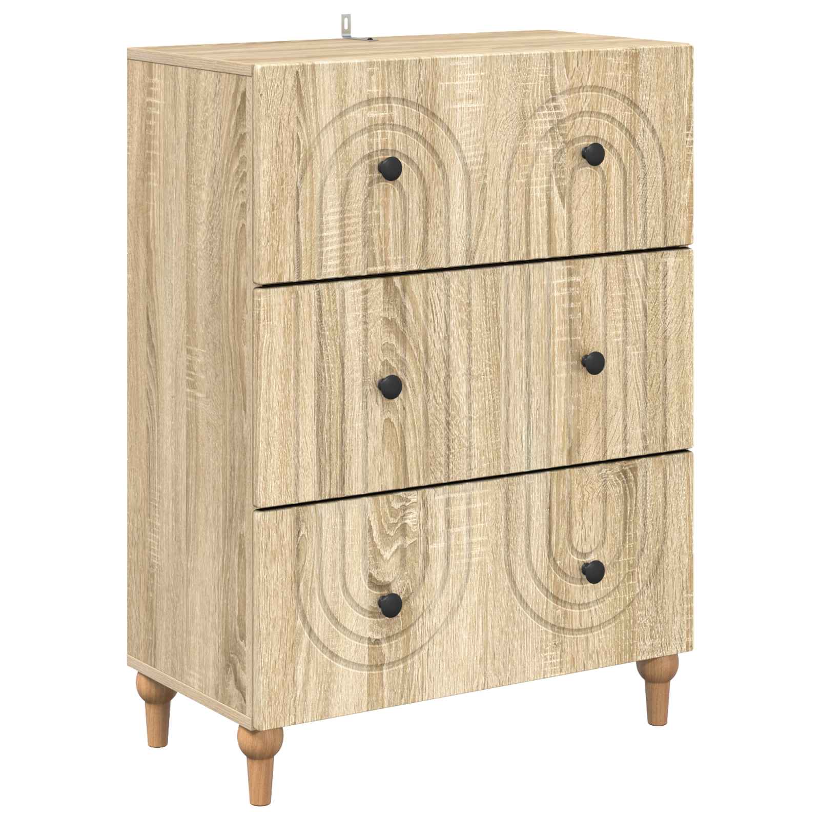 vidaXL Szafka z Szufladami dąb Sonoma 66 x 34,5 x 90 cm