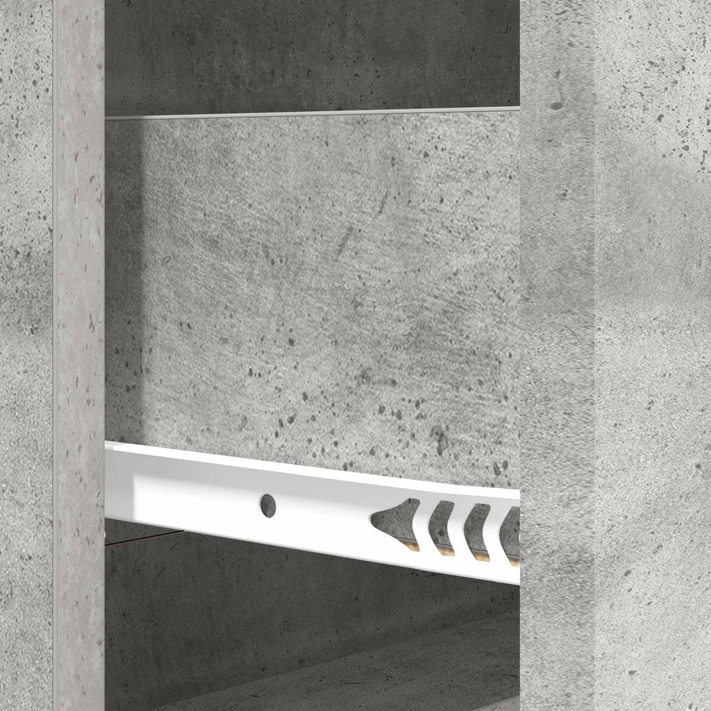 vidaXL Szafka z Szufladami Betonowy szary 66 x 34,5 x 90 cm