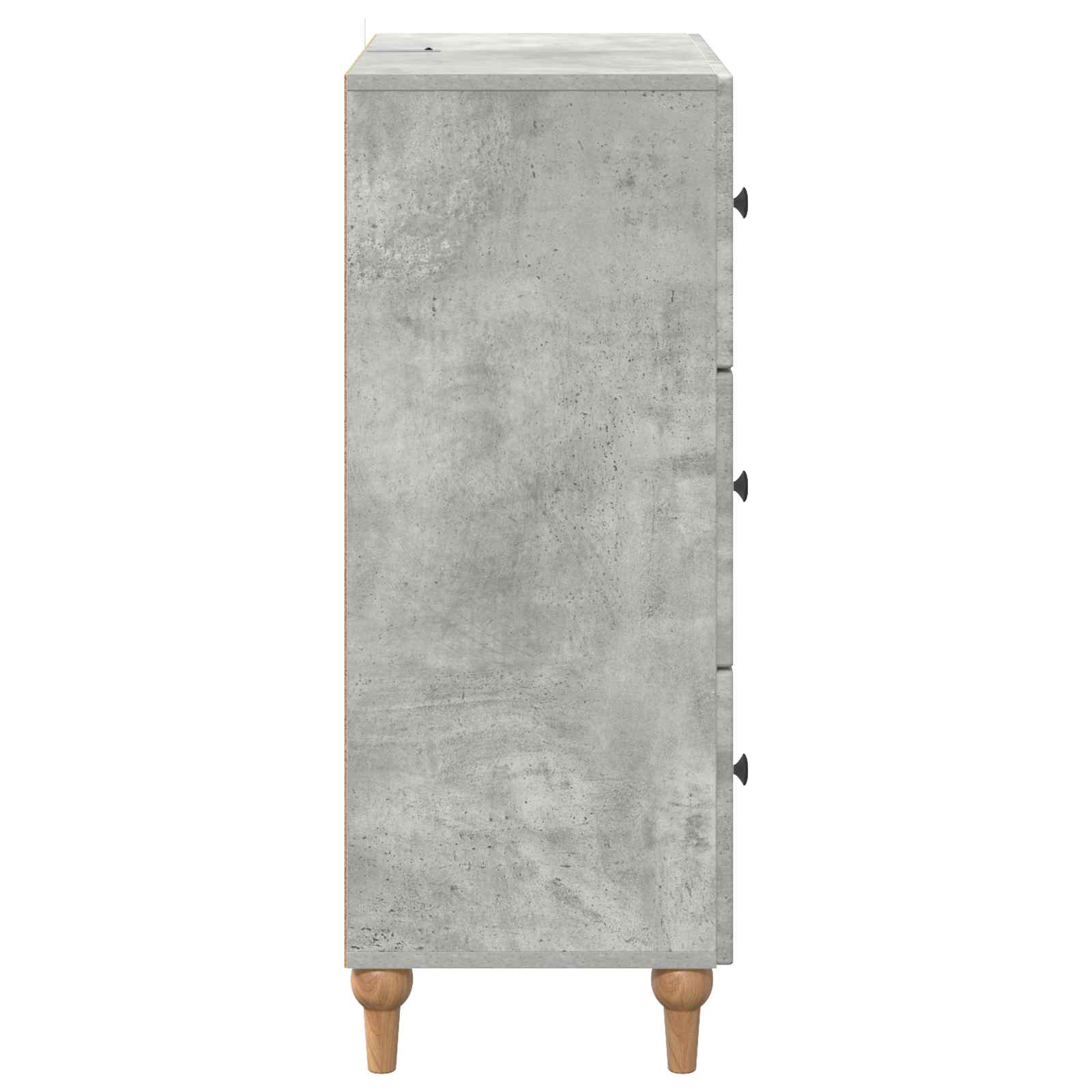 vidaXL Szafka z Szufladami Betonowy szary 66 x 34,5 x 90 cm