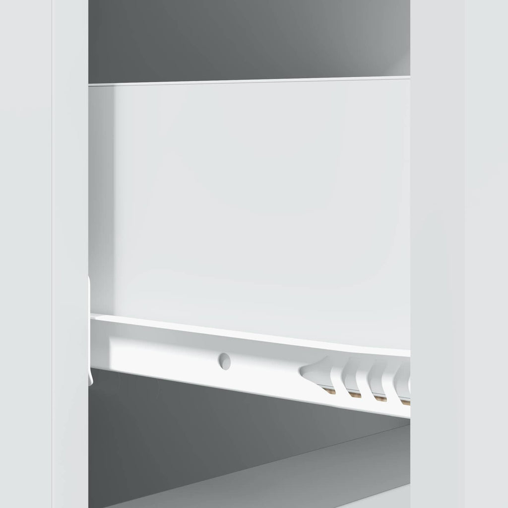 vidaXL Szafka z Szufladami Biały 33 x 34,5 x 90 cm Drewno inżynieryjne