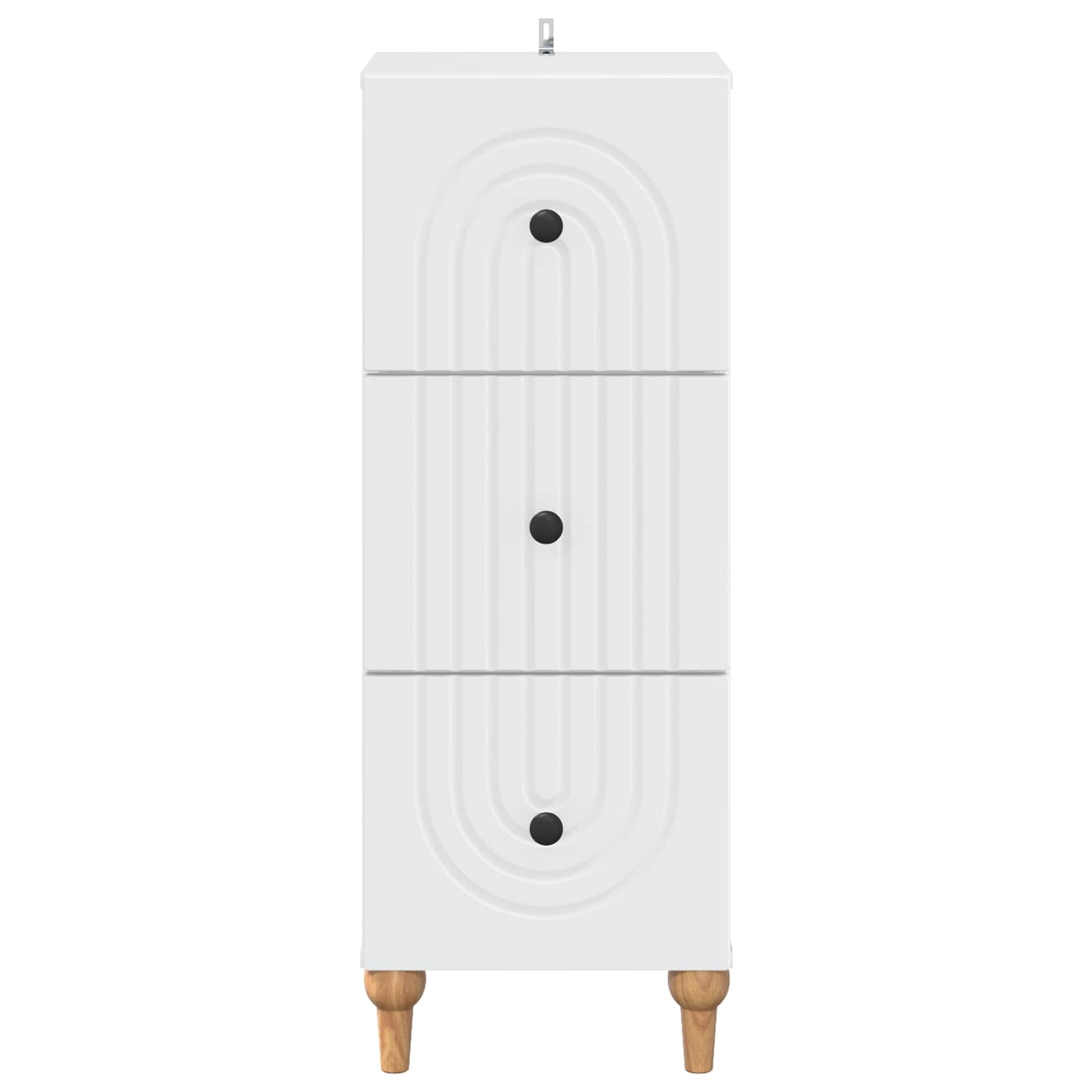 vidaXL Szafka z Szufladami Biały 33 x 34,5 x 90 cm Drewno inżynieryjne