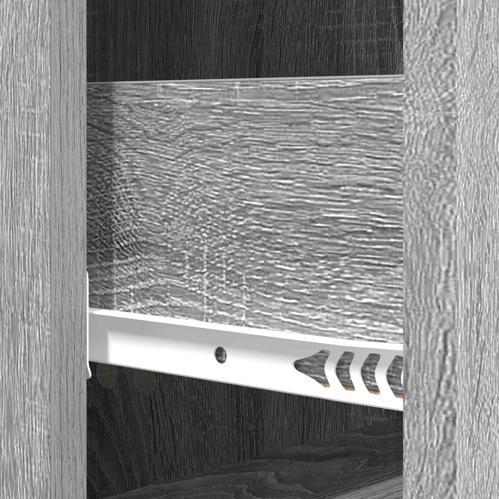 vidaXL Szafka z Szufladami Szary Sonoma 33 x 34,5 x 90 cm