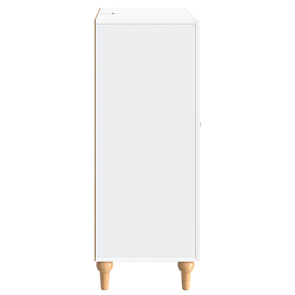 vidaXL Bufet Biały 66 x 34,5 x 90 cm Drewno inżynieryjne