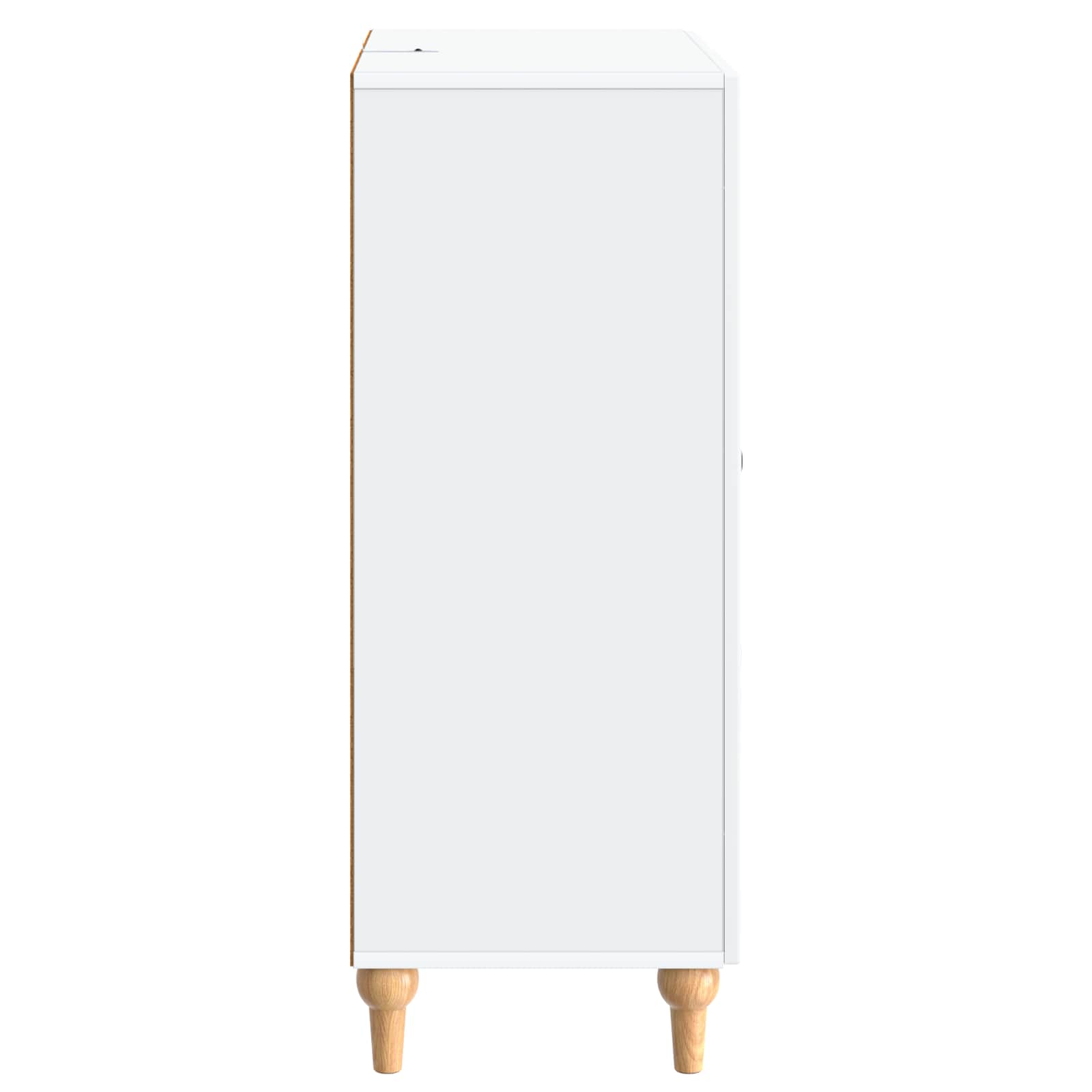 vidaXL Bufet Biały 66 x 34,5 x 90 cm Drewno inżynieryjne