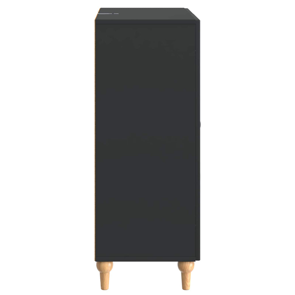 vidaXL Bufet z szufladą Czarny 66 x 34,5 x 90 cm Drewno inżynieryjne