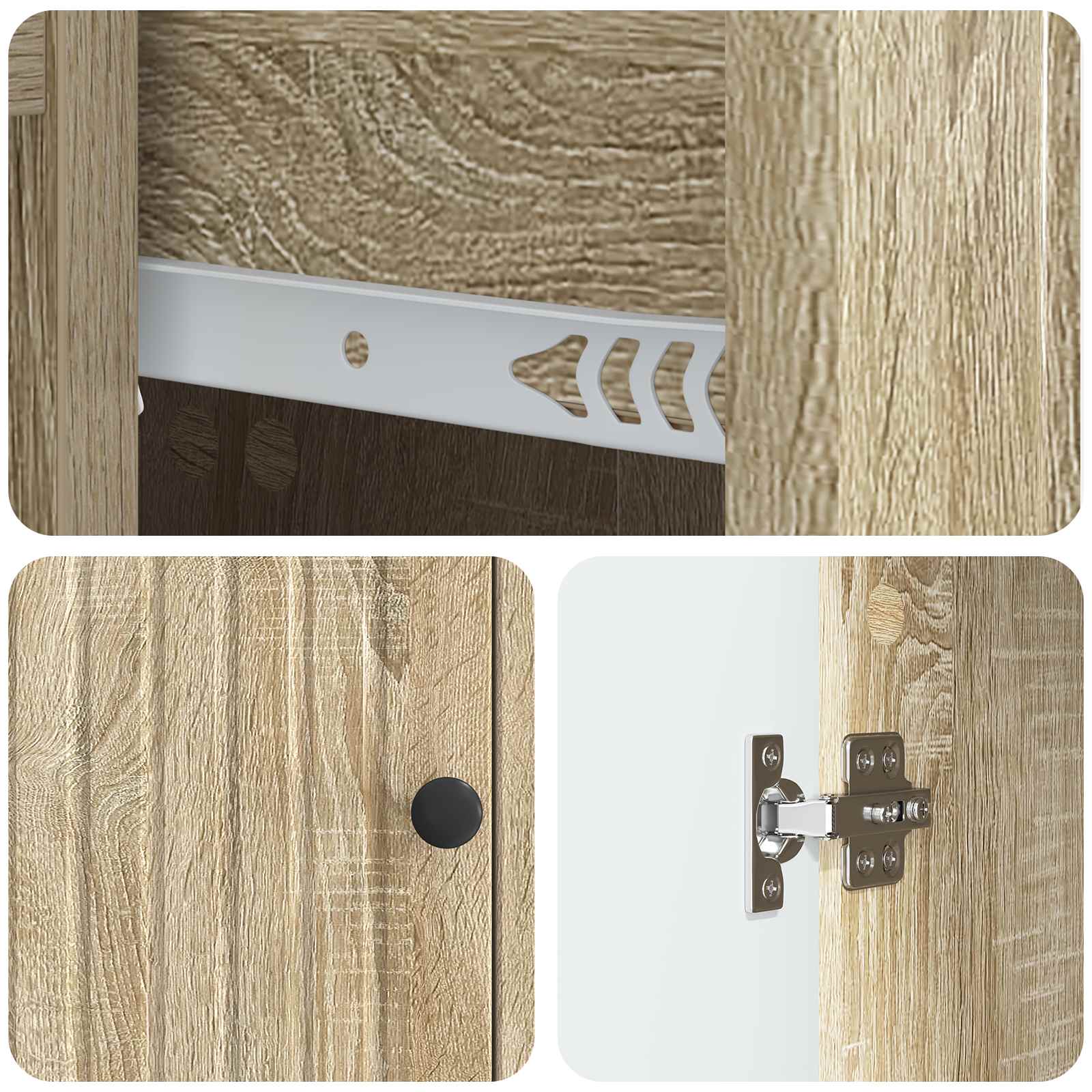 vidaXL Bufet dąb Sonoma 66 x 34,5 x 90 cm Drewno inżynieryjne