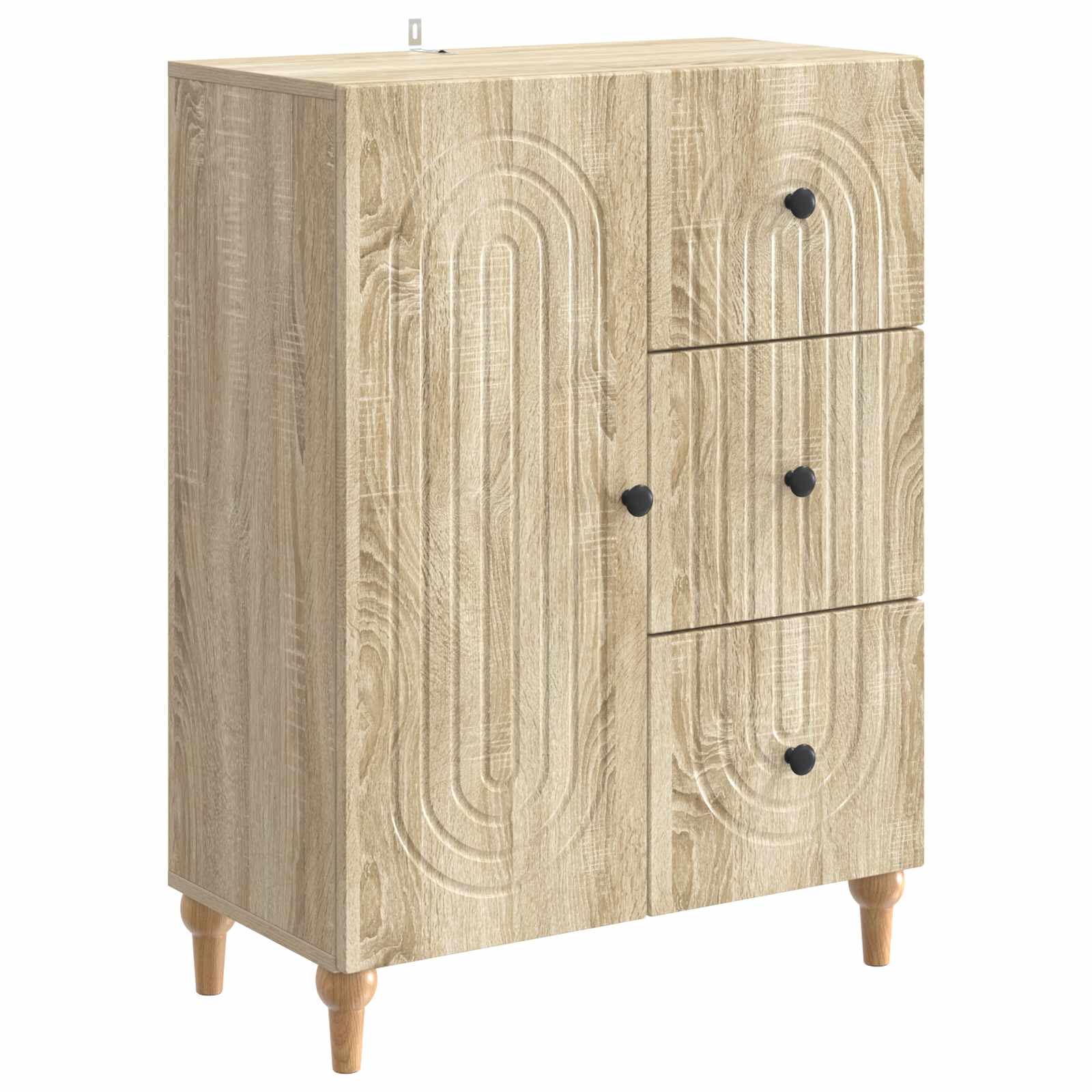 vidaXL Bufet dąb Sonoma 66 x 34,5 x 90 cm Drewno inżynieryjne