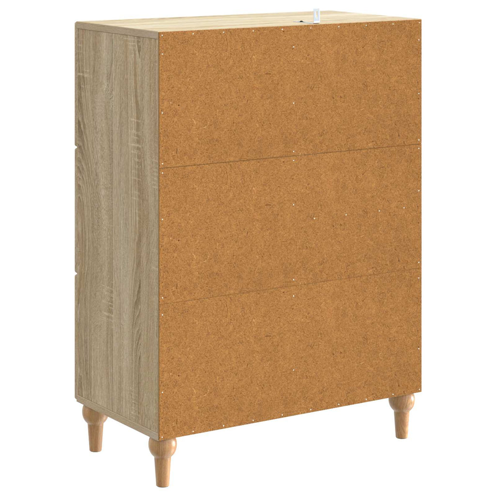 vidaXL Bufet dąb Sonoma 66 x 34,5 x 90 cm Drewno inżynieryjne