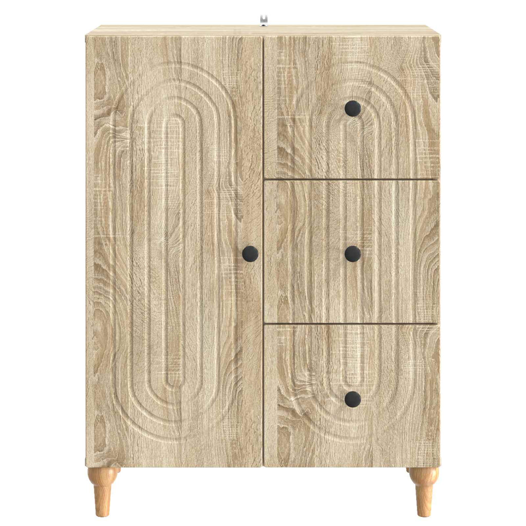 vidaXL Bufet dąb Sonoma 66 x 34,5 x 90 cm Drewno inżynieryjne