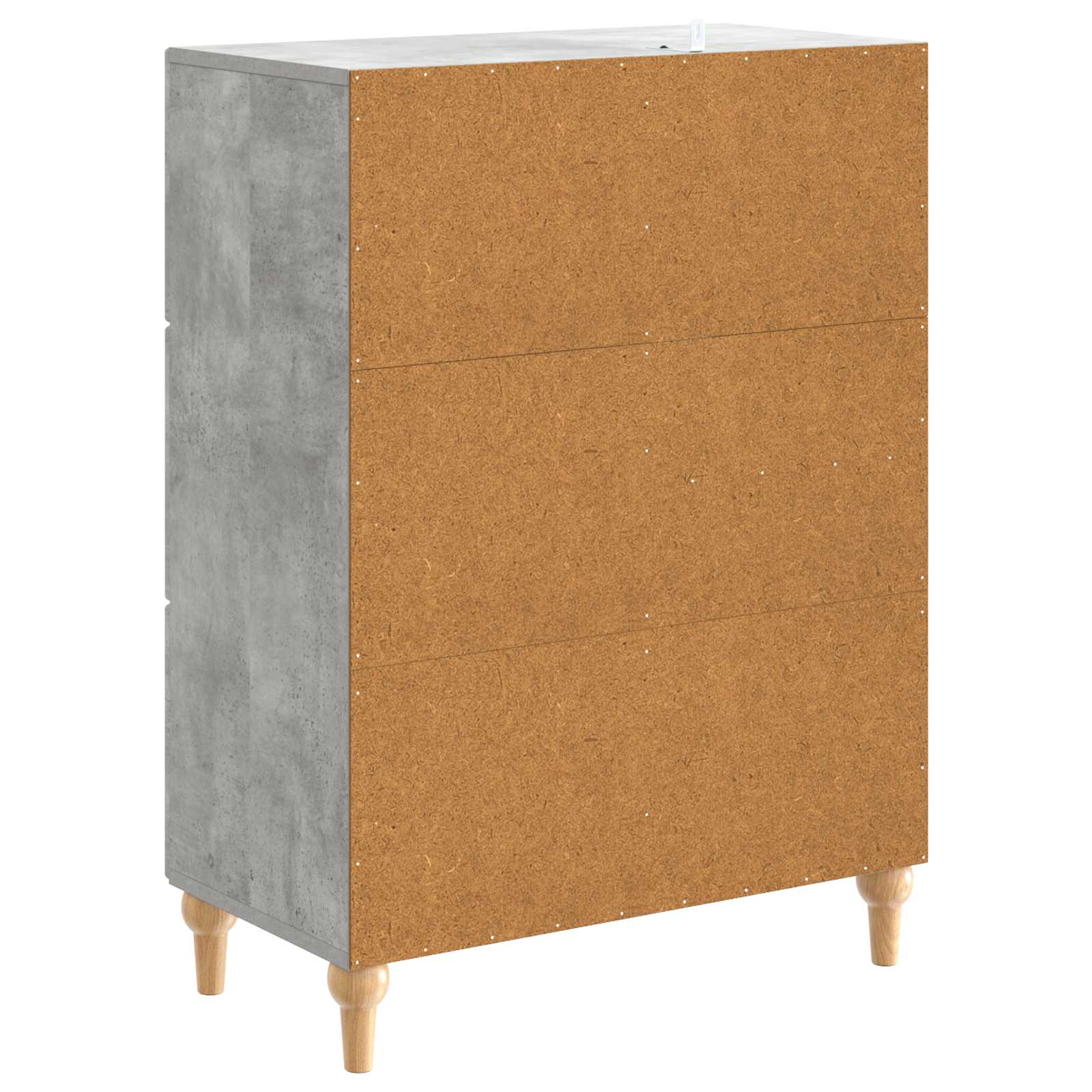 vidaXL Bufet Betonowy szary 66 x 34,5 x 90 cm Drewno inżynieryjne