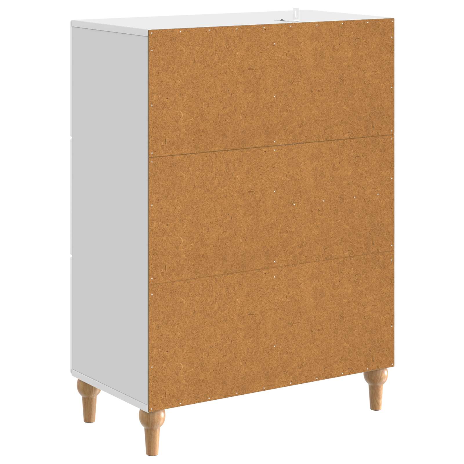 vidaXL Bufet Biały wysoki połysk 66 x 34,5 x 90 cm Drewno inżynieryjne
