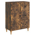 vidaXL Bufet Dąb wędzony 66 x 34,5 x 90 cm Drewno inżynieryjne