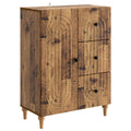 vidaXL Bufet Stare drewno 66 x 34,5 x 90 cm Drewno inżynieryjne