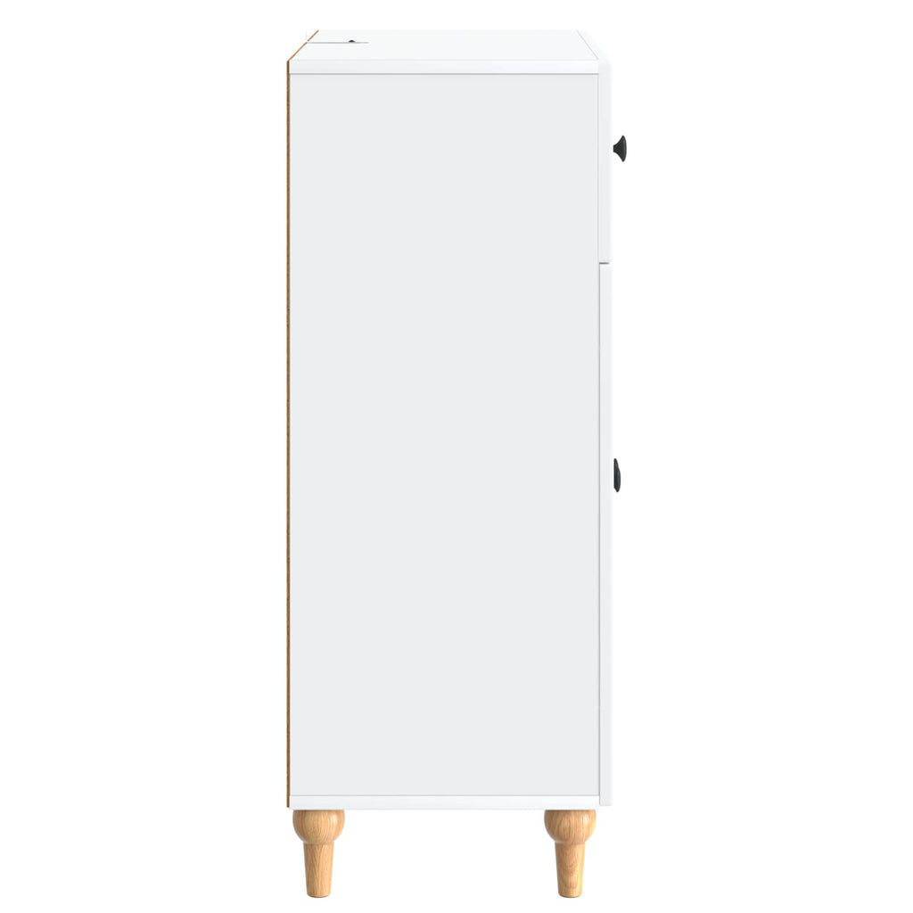 vidaXL Bufet Biały 66 x 34,5 x 90 cm Drewno inżynieryjne