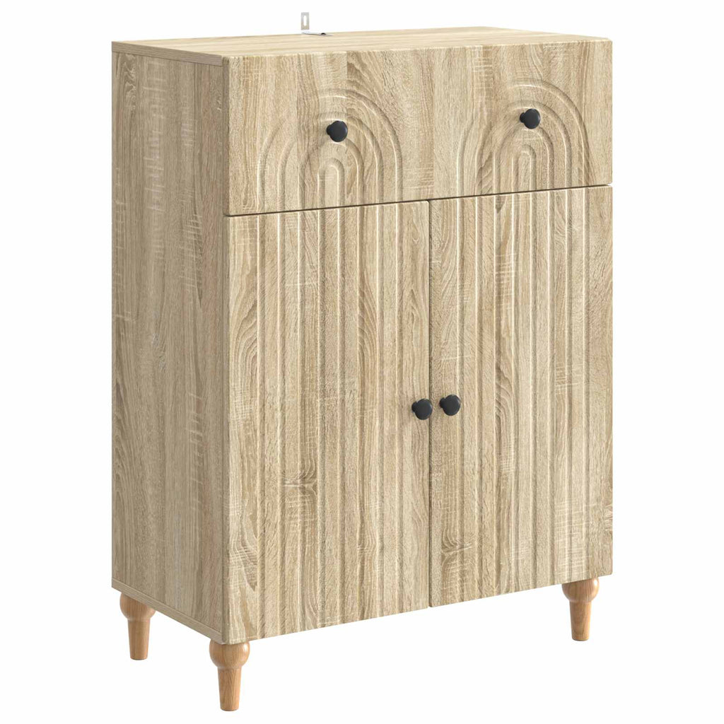 vidaXL Bufet dąb Sonoma 66 x 34,5 x 90 cm Drewno inżynieryjne