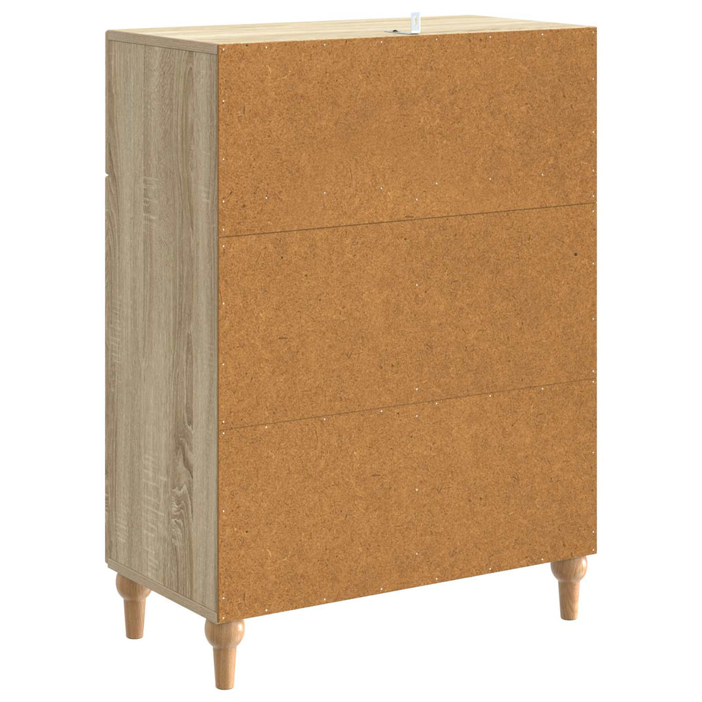 vidaXL Bufet dąb Sonoma 66 x 34,5 x 90 cm Drewno inżynieryjne