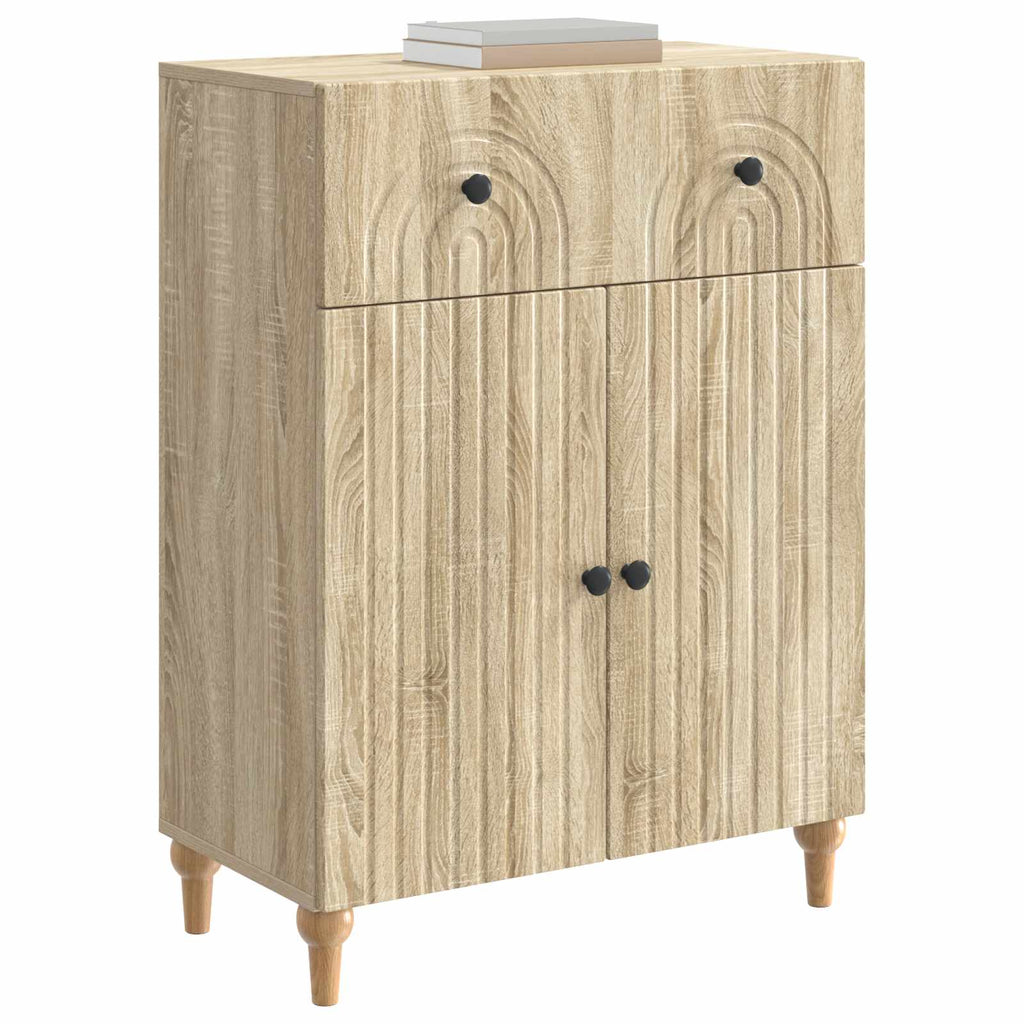 vidaXL Bufet dąb Sonoma 66 x 34,5 x 90 cm Drewno inżynieryjne