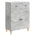 vidaXL Bufet Betonowy szary 66 x 34,5 x 90 cm Drewno inżynieryjne