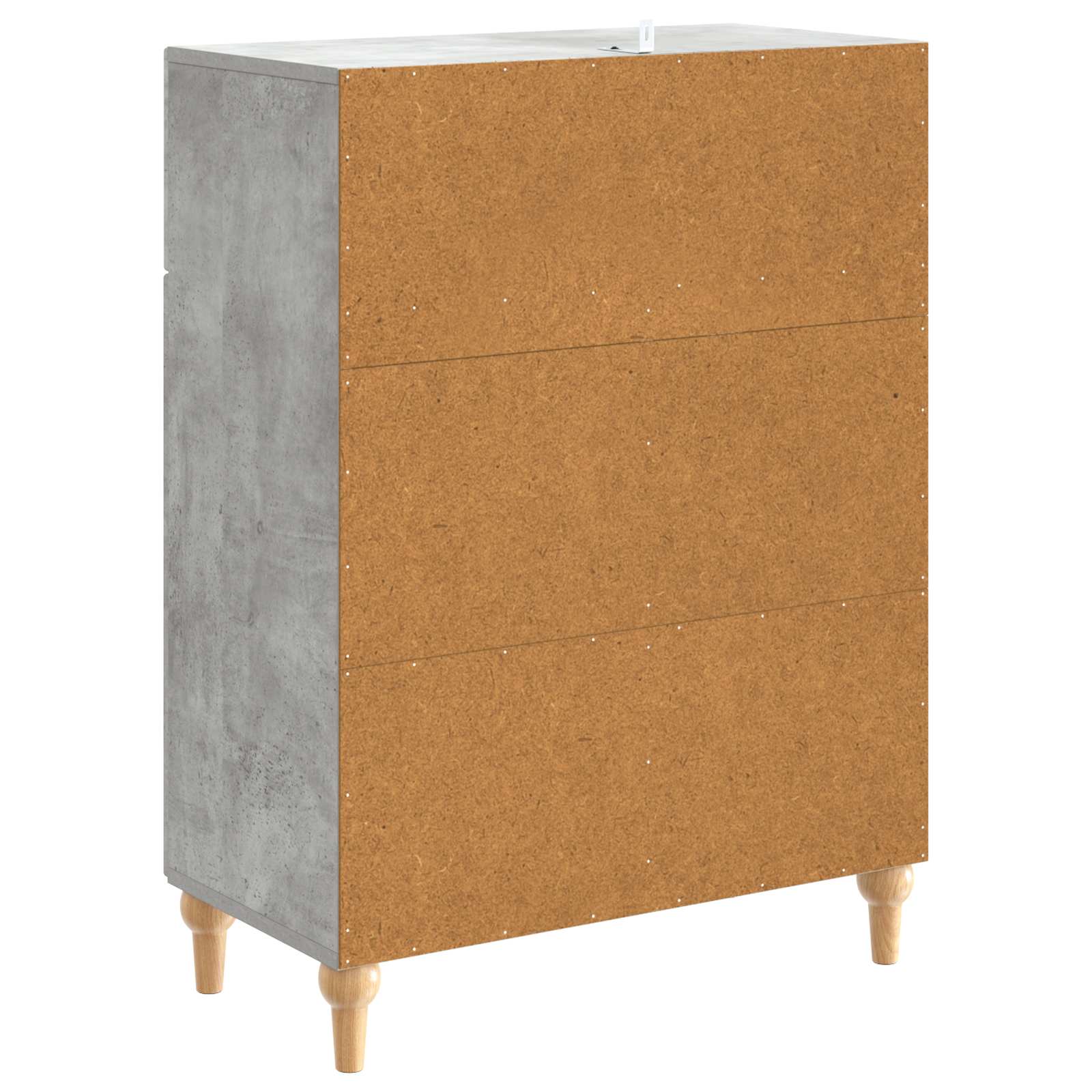 vidaXL Bufet Betonowy szary 66 x 34,5 x 90 cm Drewno inżynieryjne