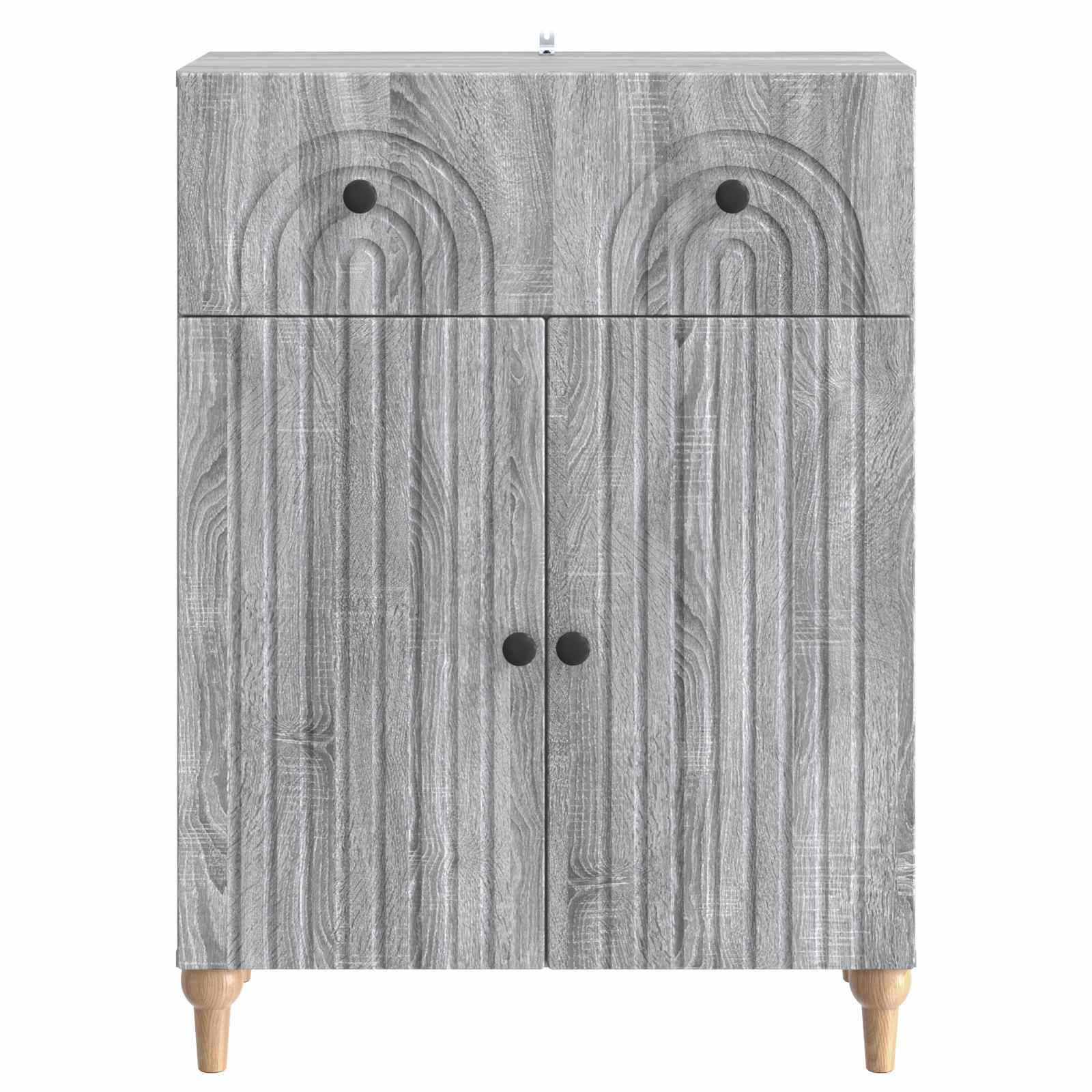 vidaXL Bufet Szary Sonoma 66 x 34,5 x 90 cm Drewno inżynieryjne