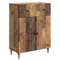 vidaXL Bufet Stare drewno 66 x 34,5 x 90 cm Drewno inżynieryjne