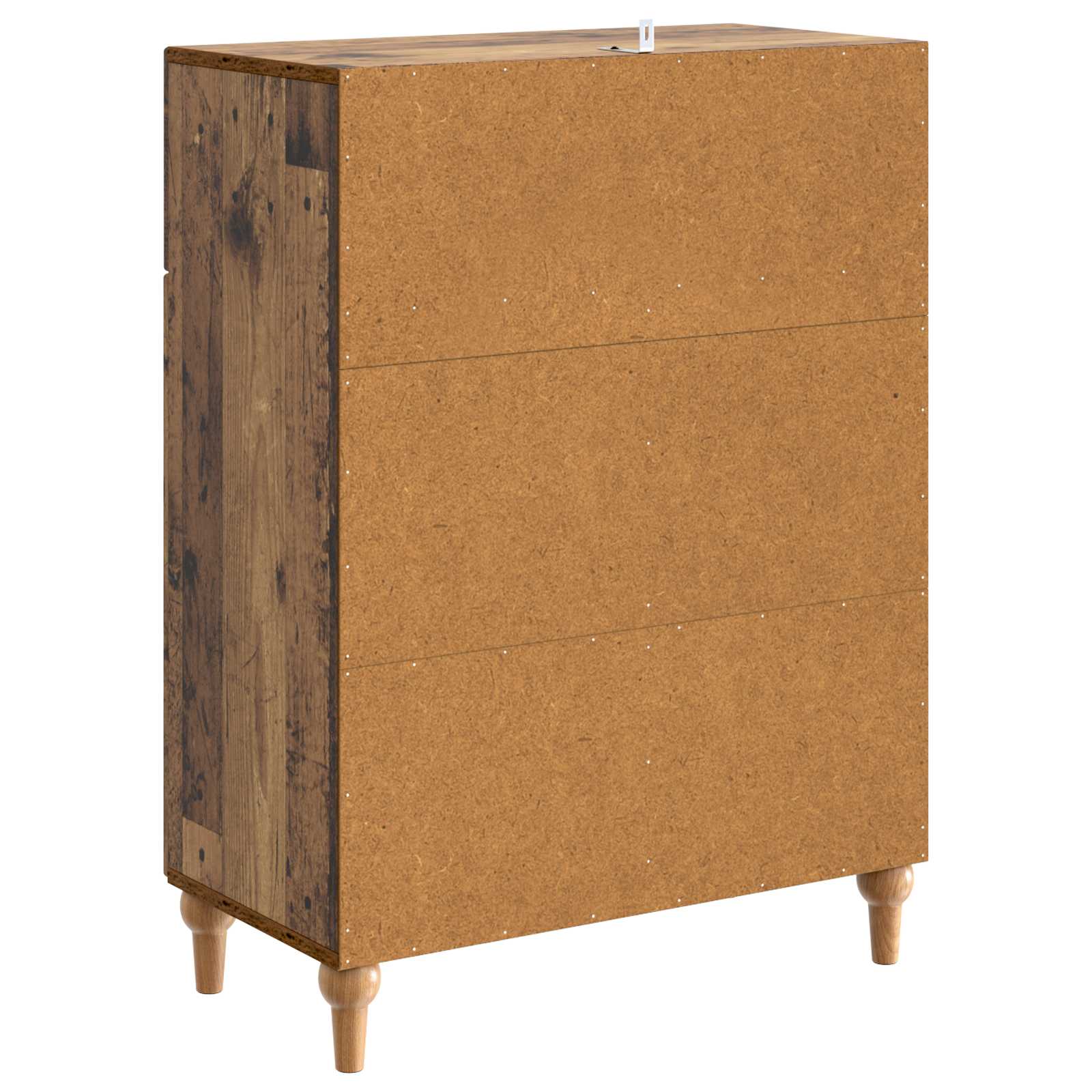vidaXL Bufet Stare drewno 66 x 34,5 x 90 cm Drewno inżynieryjne