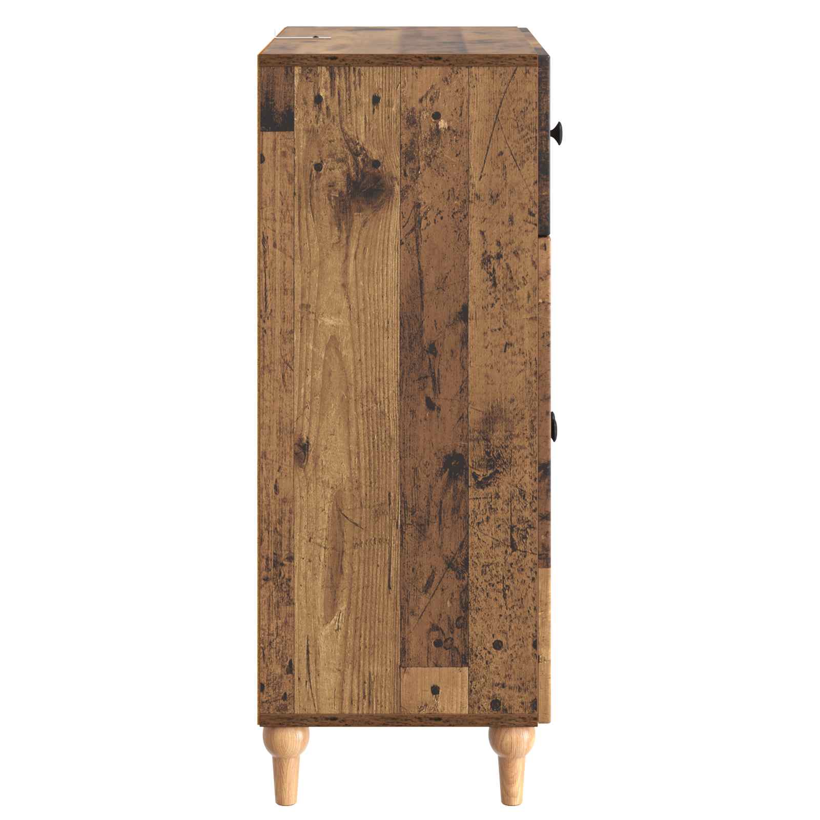 vidaXL Bufet Stare drewno 66 x 34,5 x 90 cm Drewno inżynieryjne