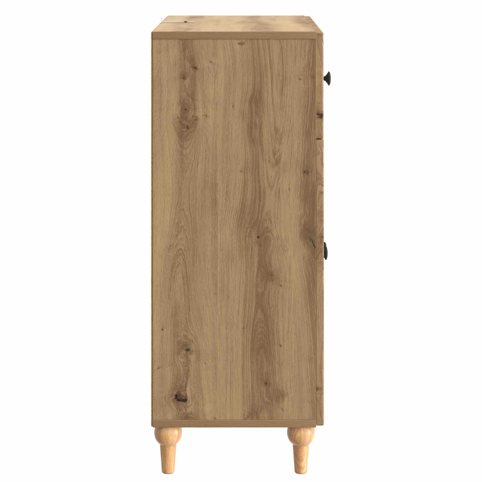vidaXL Bufet Dąb artisan 66 x 34,5 x 90 cm Drewno inżynieryjne
