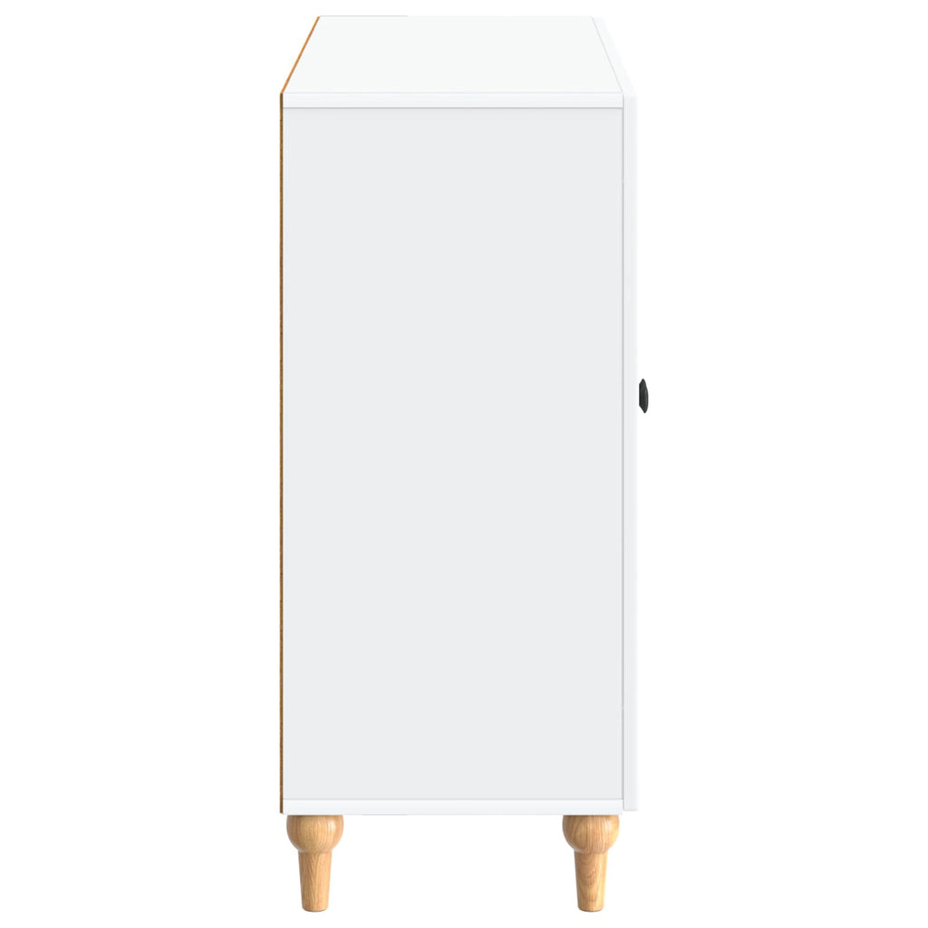 vidaXL Bufet Biały 89 x 34,5 x 80 cm Drewno inżynieryjne