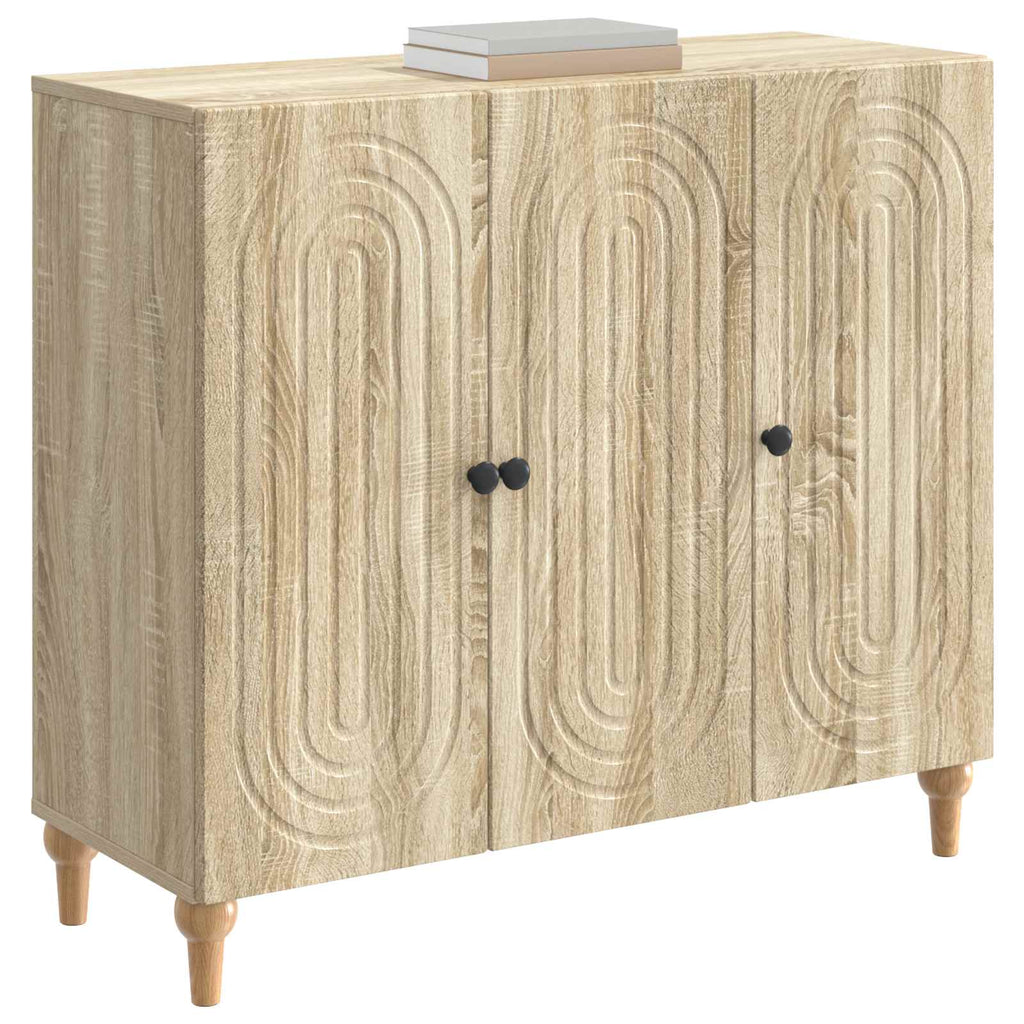 vidaXL Bufet dąb Sonoma 89 x 34,5 x 80 cm Drewno inżynieryjne
