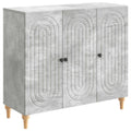 vidaXL Bufet Betonowy szary 89 x 34,5 x 80 cm Drewno inżynieryjne