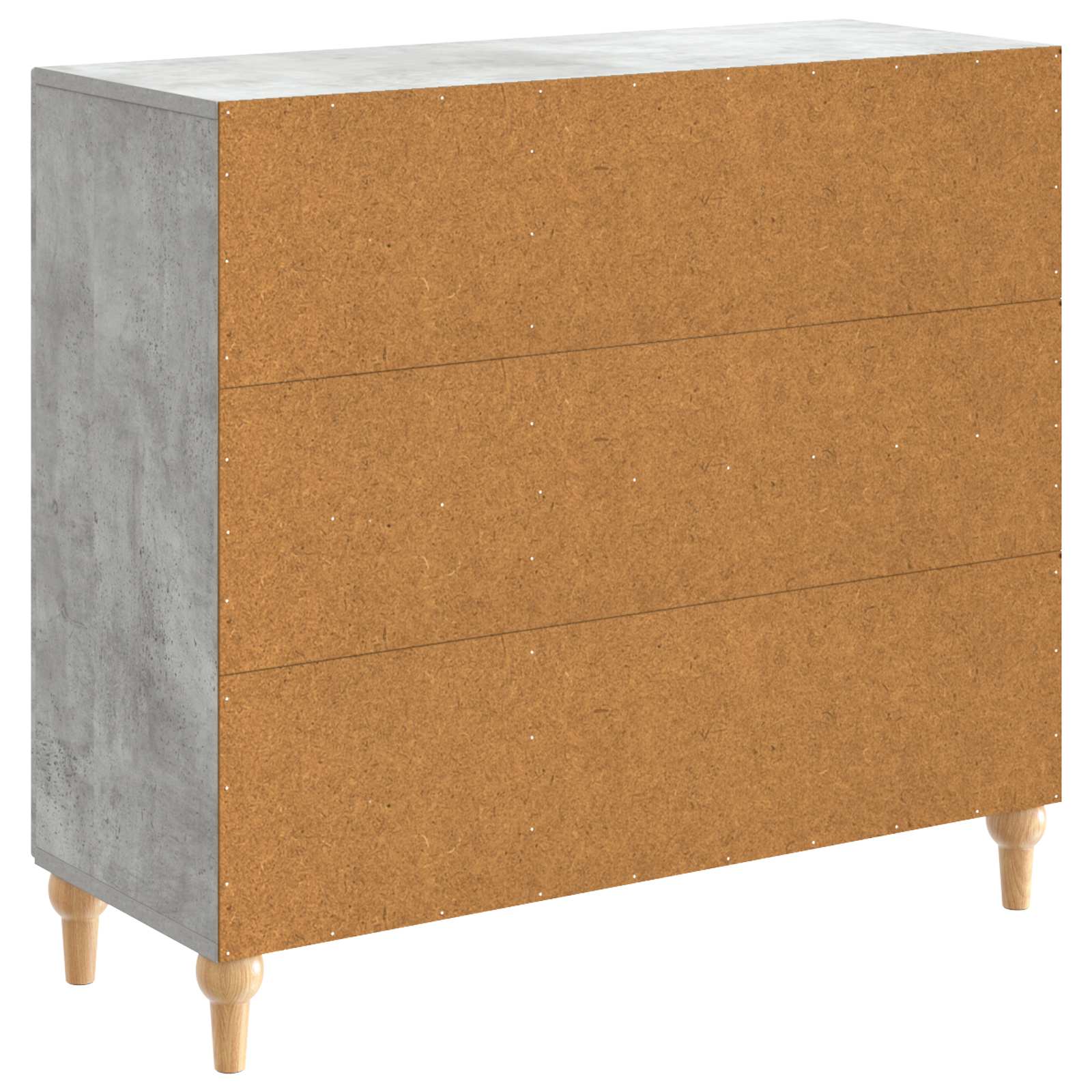 vidaXL Bufet Betonowy szary 89 x 34,5 x 80 cm Drewno inżynieryjne