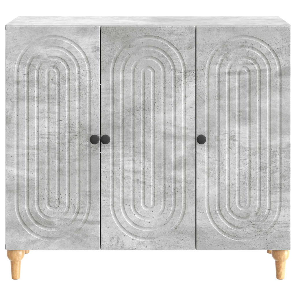 vidaXL Bufet Betonowy szary 89 x 34,5 x 80 cm Drewno inżynieryjne