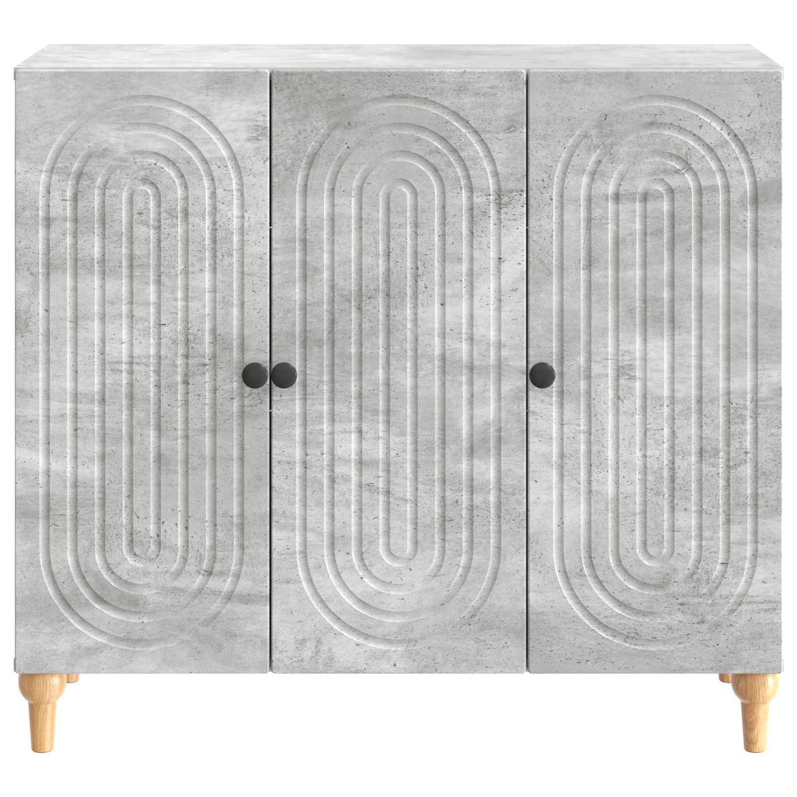 vidaXL Bufet Betonowy szary 89 x 34,5 x 80 cm Drewno inżynieryjne