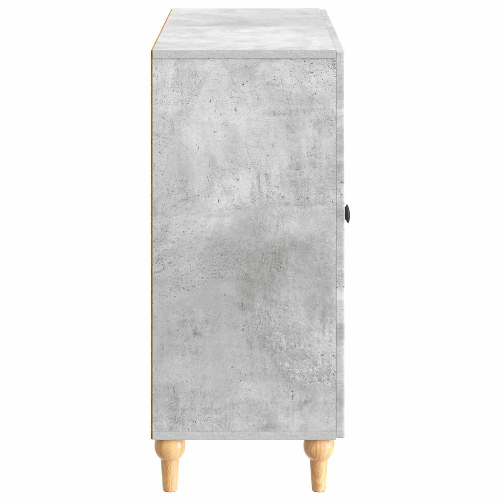 vidaXL Bufet Betonowy szary 89 x 34,5 x 80 cm Drewno inżynieryjne