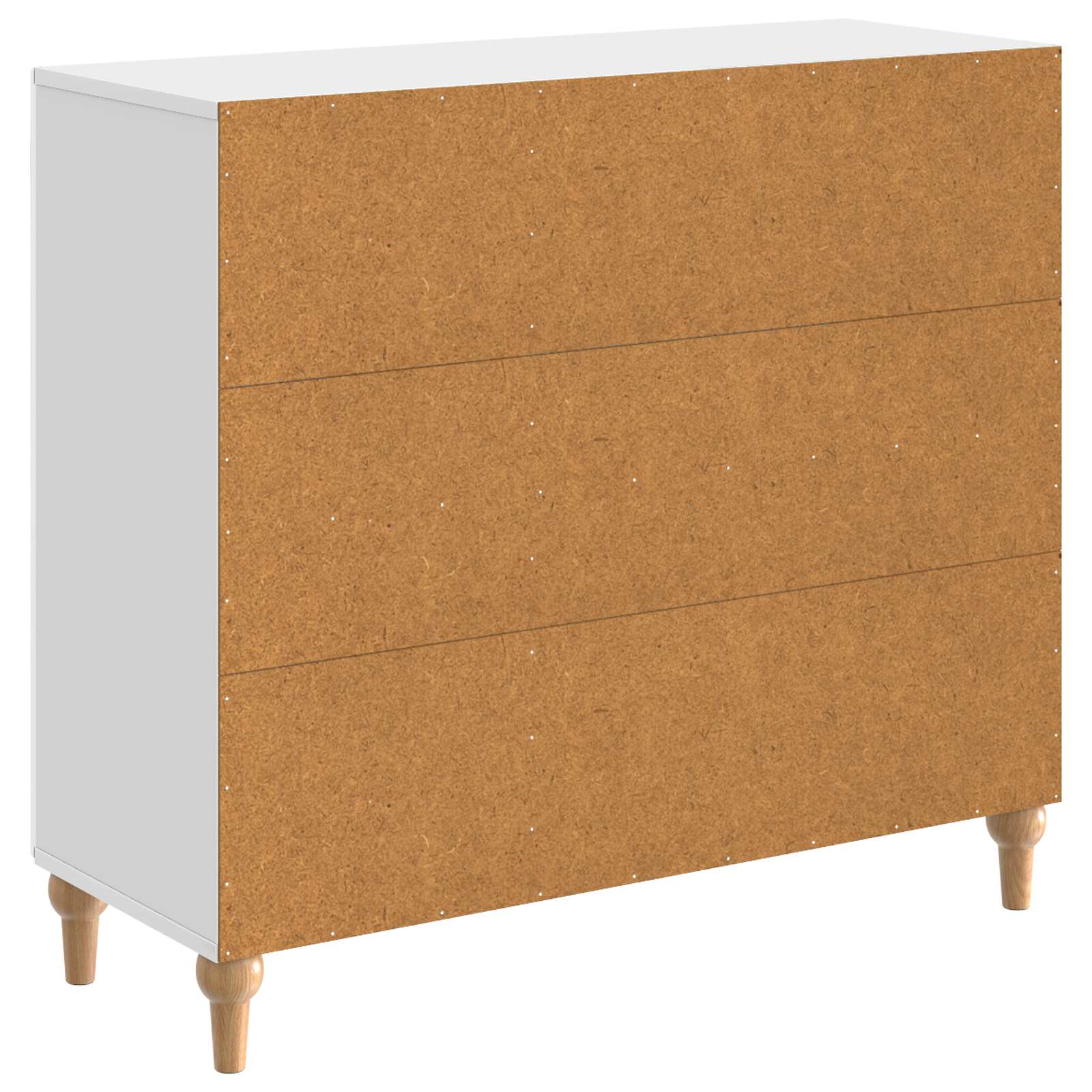 vidaXL Bufet Biały wysoki połysk 89 x 34,5 x 80 cm Drewno inżynieryjne