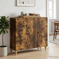 vidaXL Bufet Dąb wędzony 89 x 34,5 x 80 cm Drewno inżynieryjne